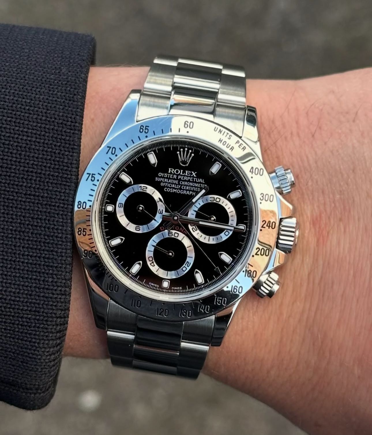 Rolex Daytona Platinum Silver