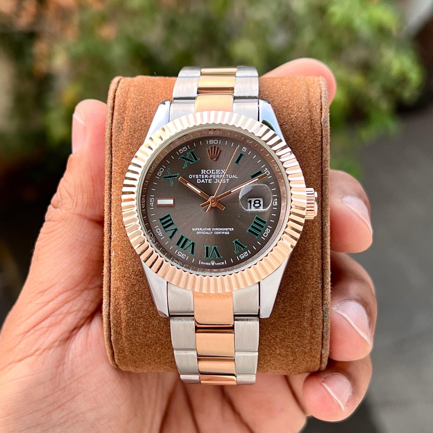 Rolex Premium DateJust Everose